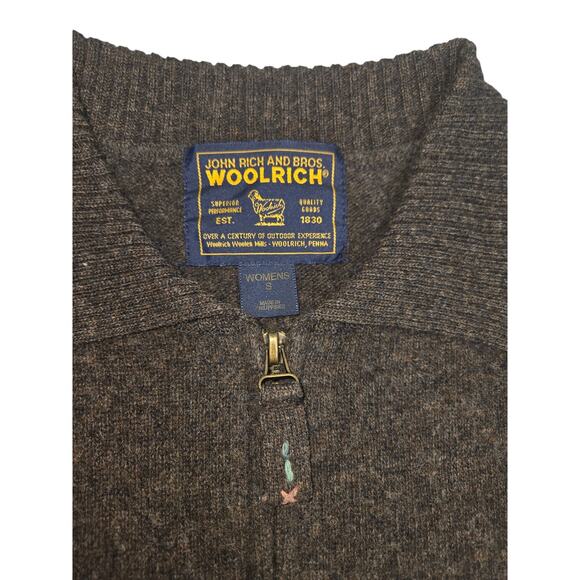 WOOLRICH Homestead Collection Wool Lambs wool Vest small - Picture 3 of 4